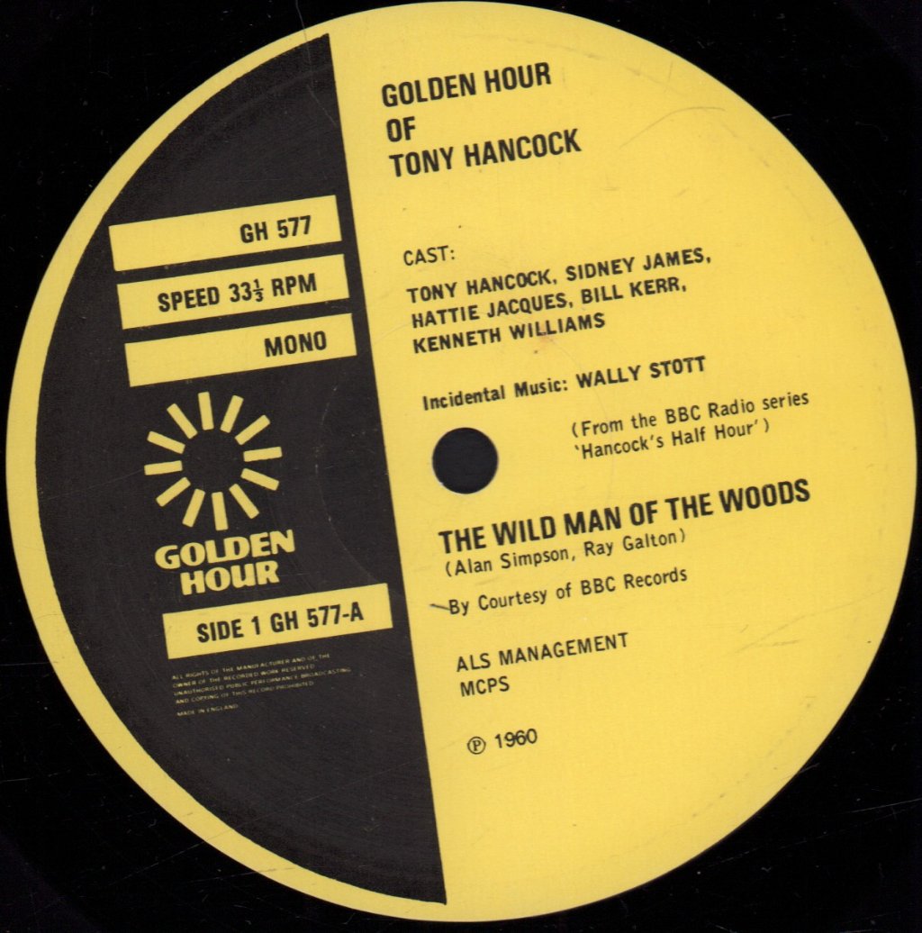 Tony Hancock - Golden Hour - Lp