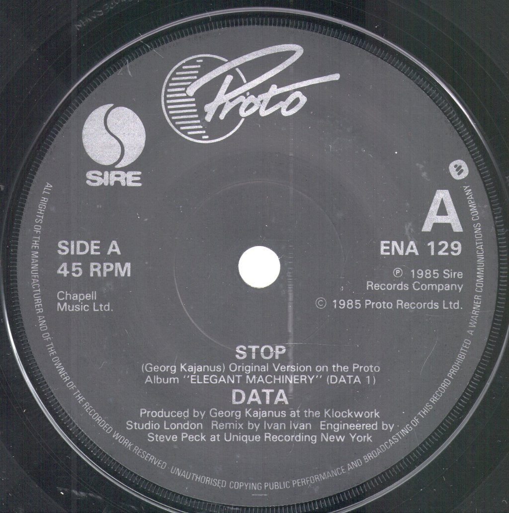 Data - Stop - 7 Inch