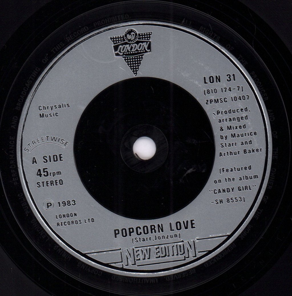 New Edition - Popcorn Love - 7 Inch