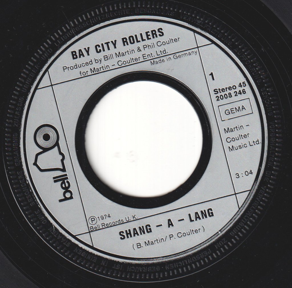 Bay City Rollers - Shang-A-Lang - 7 Inch