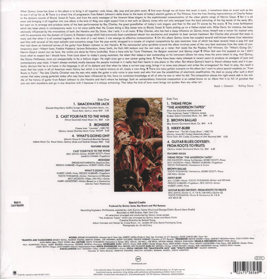 Quincy Jones - Smackwater Jack - Lp