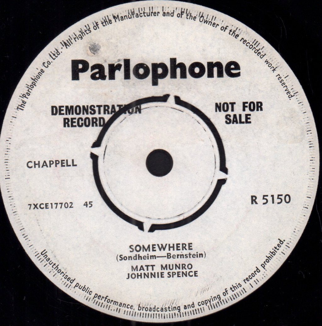 Matt Monro - I Love You Too - 7 Inch