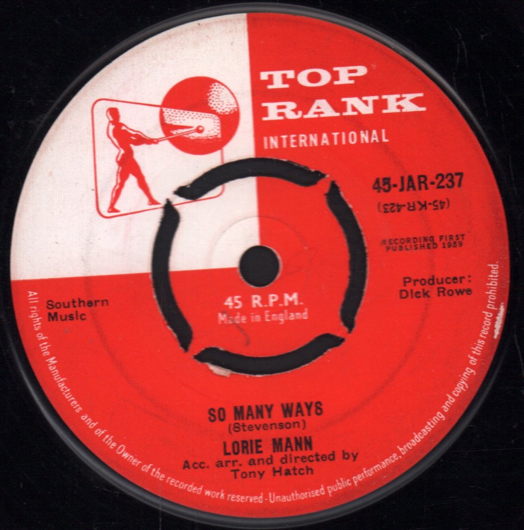 Lorie Mann - So Many Ways - 7 Inch