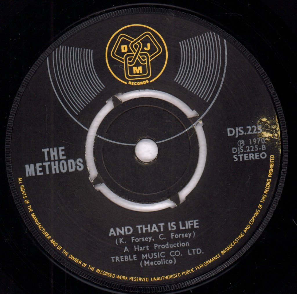 methods (70s pop group) - Chasing The Sun - 7 Inch