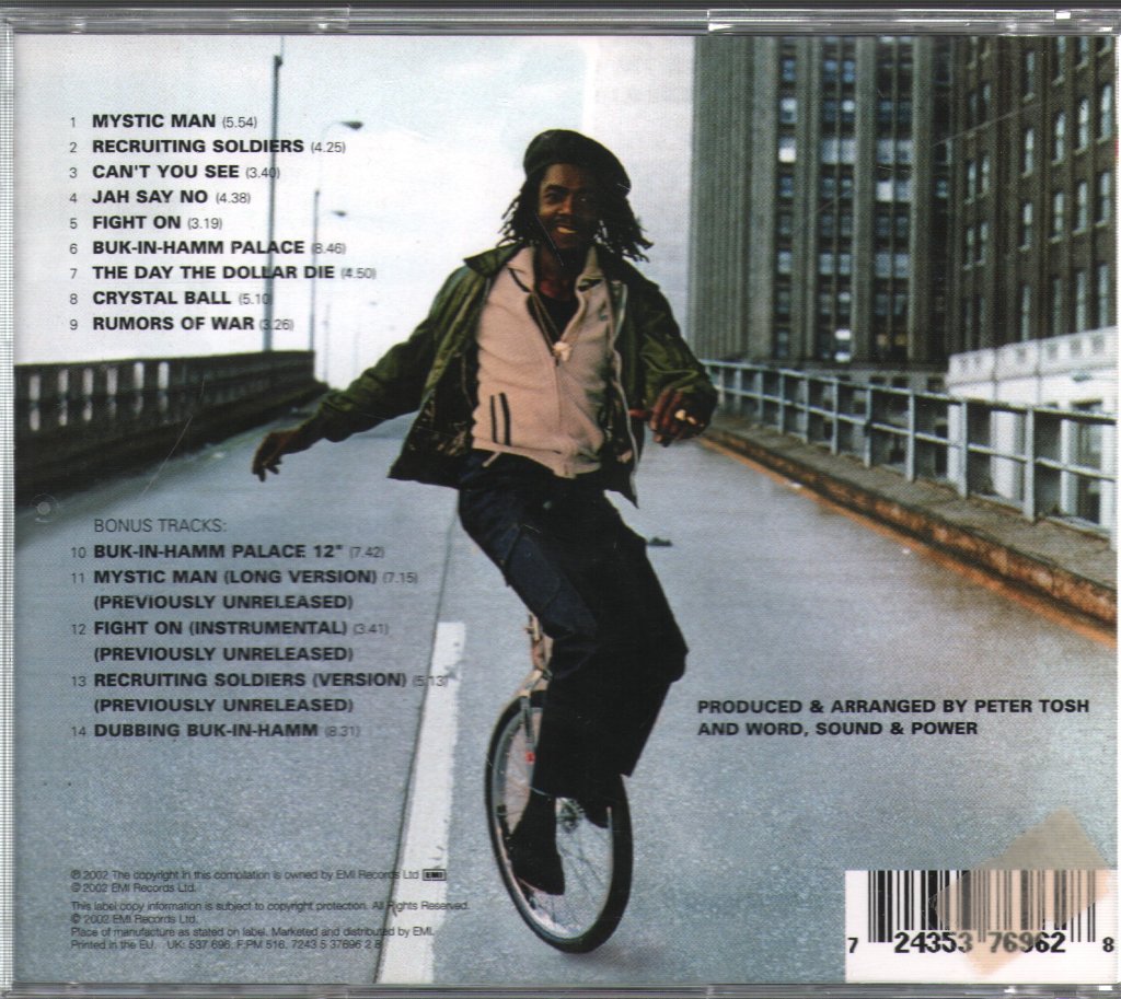 Peter Tosh - Mystic Man - Cd