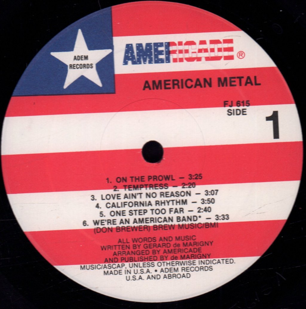 Americade - American Metal - Lp
