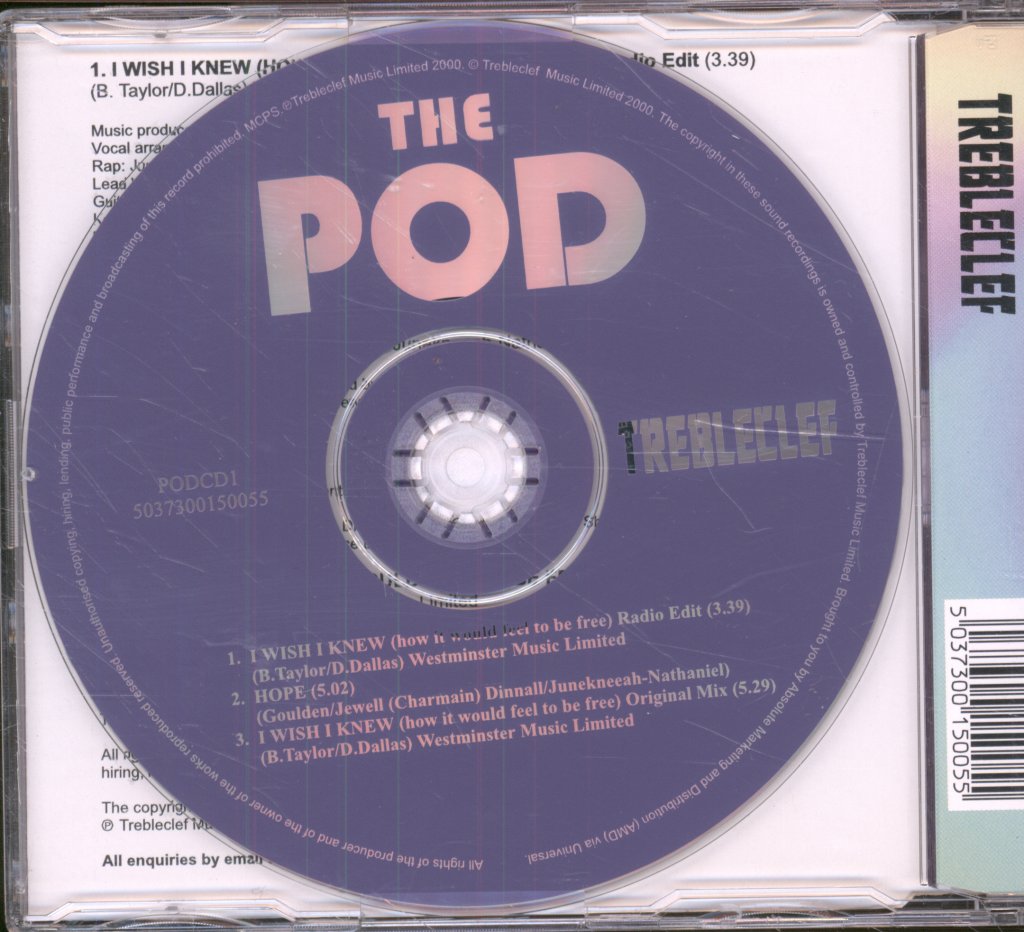 Pod - I Wish I Knew - Cd