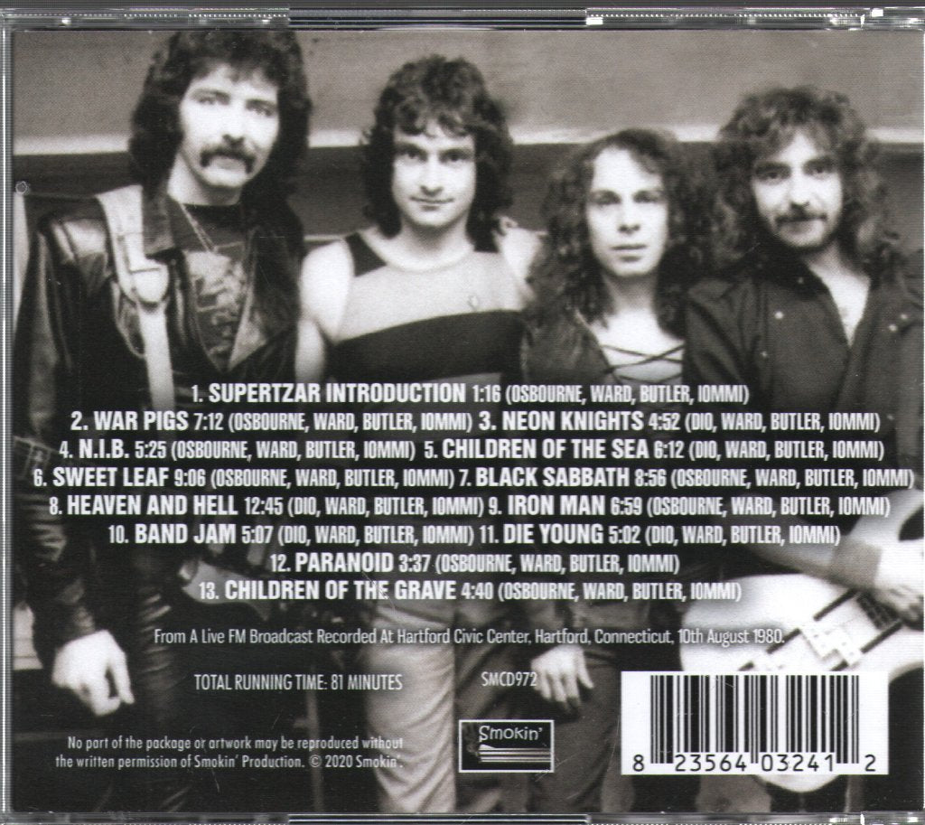 Black Sabbath - Heaven In Hartford - Cd