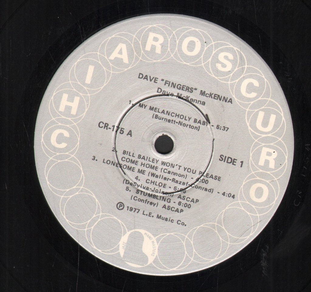 Dave Mckenna - Dave "Fingers" McKenna - Lp