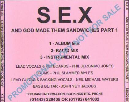 S.e.x. - And God Made Them Sandwiches Part 1 - Cdr