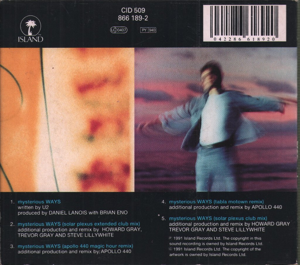 U2 - Mysterious Ways - Cd