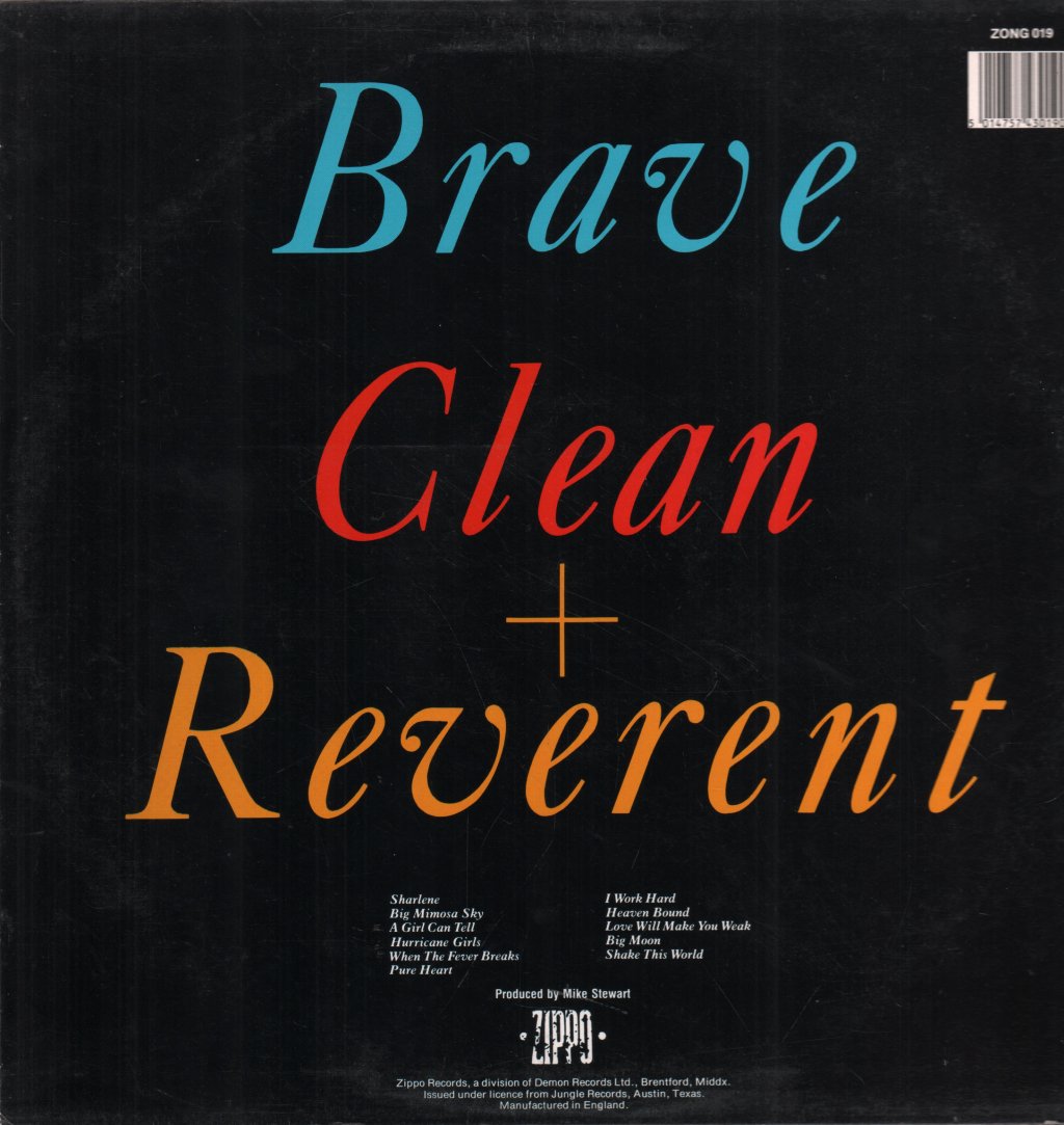 Wild Seeds - Brave Clean And Reverent - Lp