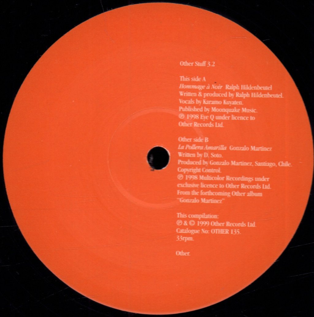 Ralph Hildenbeutel / Gonzalo Martinez - Other Stuff 3.2 - 12 Inch