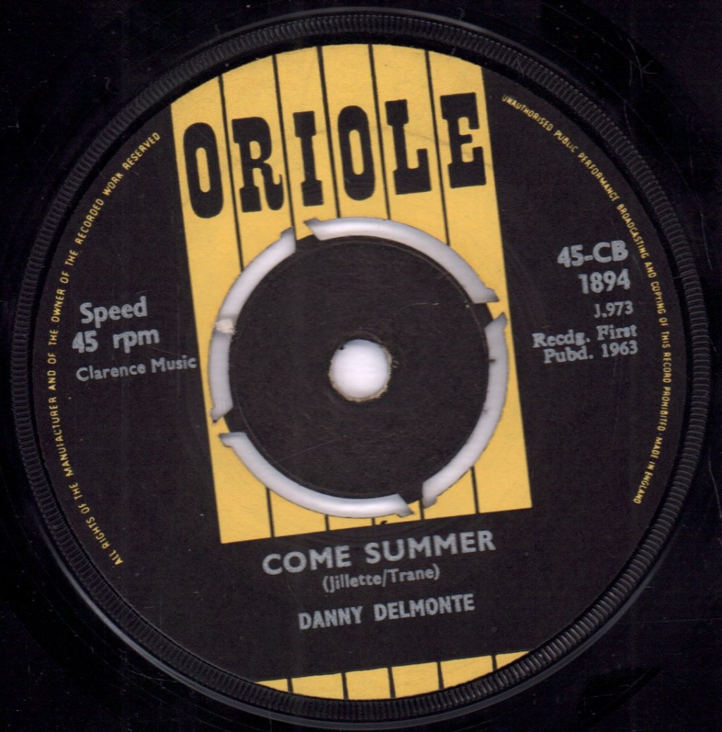 Danny Delmonte - John Kennedy - 7 Inch