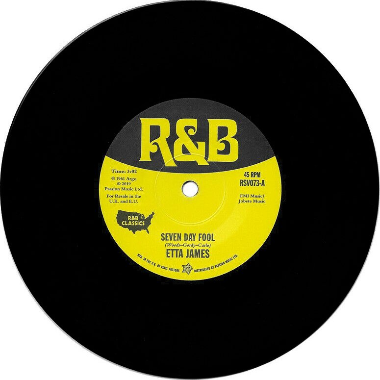 Etta James - Seven Day Fool - 7 Inch