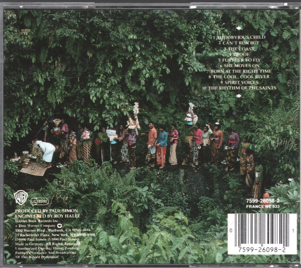 Paul Simon - Rhythm Of The Saints - Cd