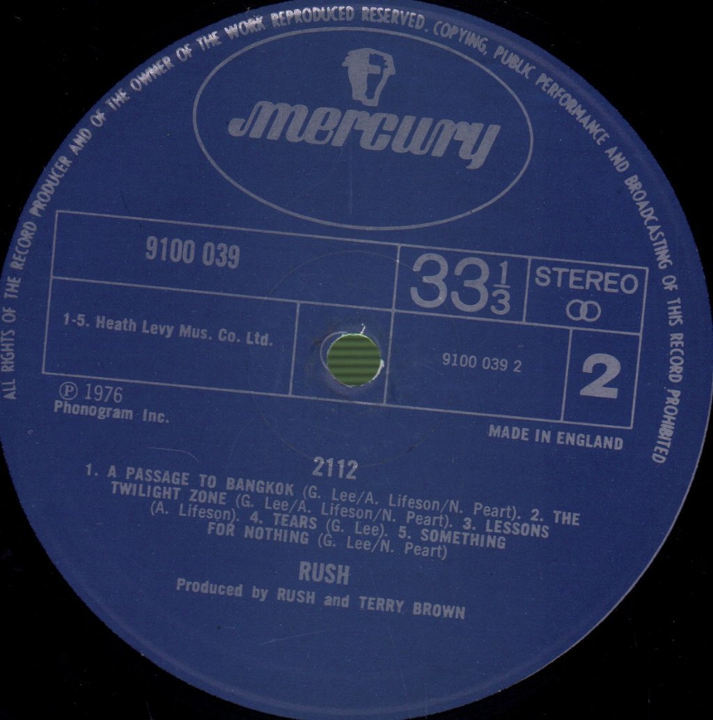 Rush - 2112 - Lp