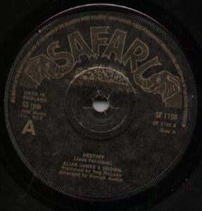 Alias James And Brown - Destiny - 7 Inch