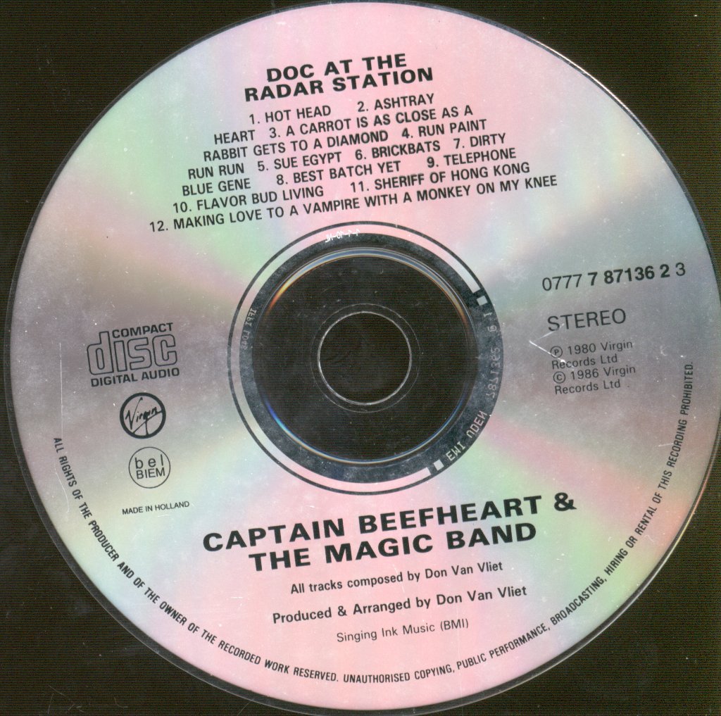 Captain Beefheart And His Magic Band - Doc At The Radar Station - Cd