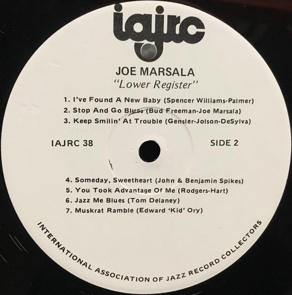 Joe Marsala - Lower Register - Lp