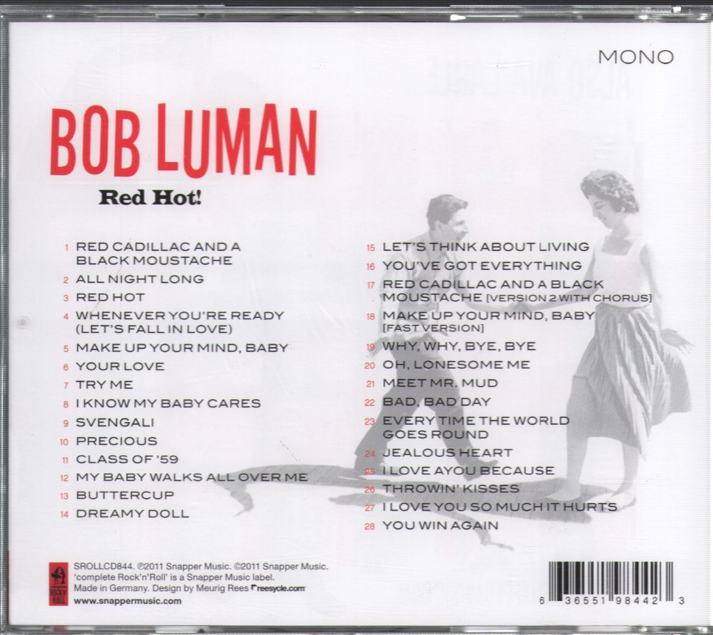 Bob Luman - Red Hot! - Cd