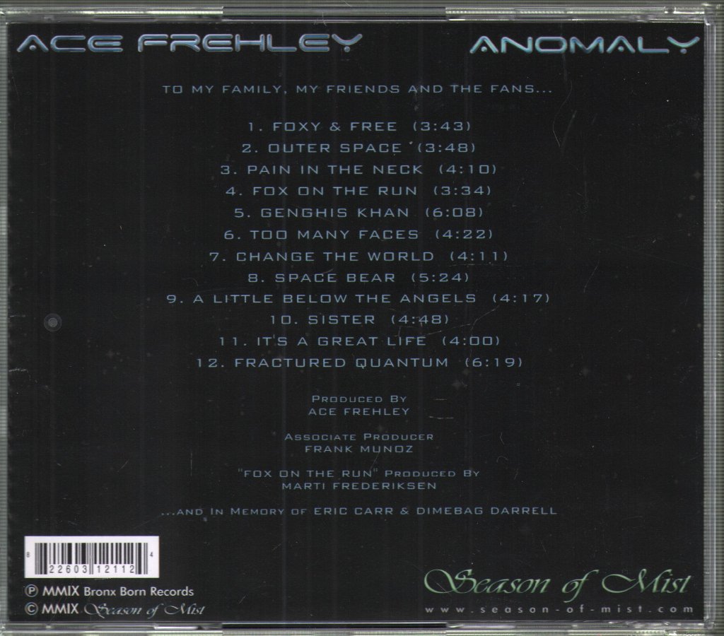 Ace Frehley - Anomaly - Cd