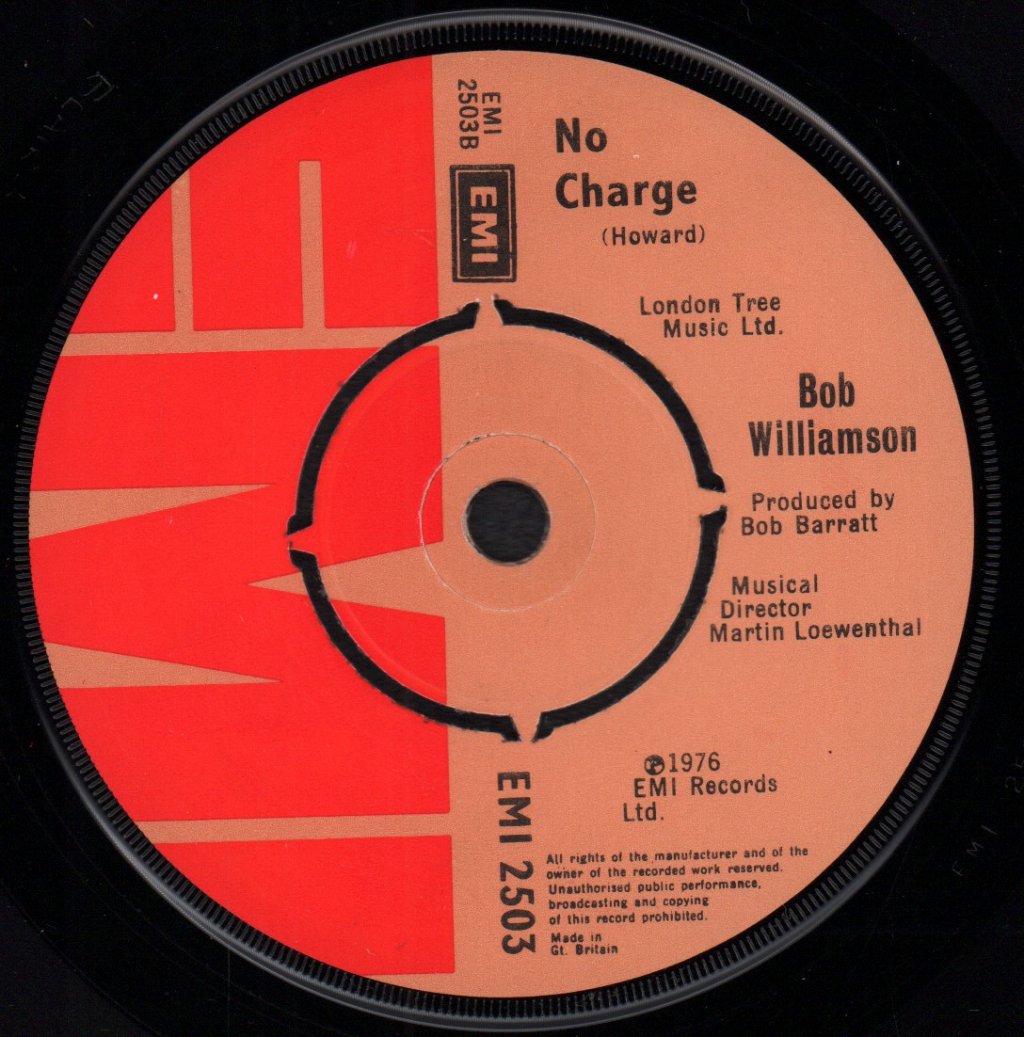 Bob Williamson - Kippers For Tea - 7 Inch