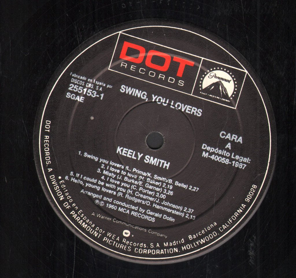 Keely Smith - Swing, You Lovers - Lp