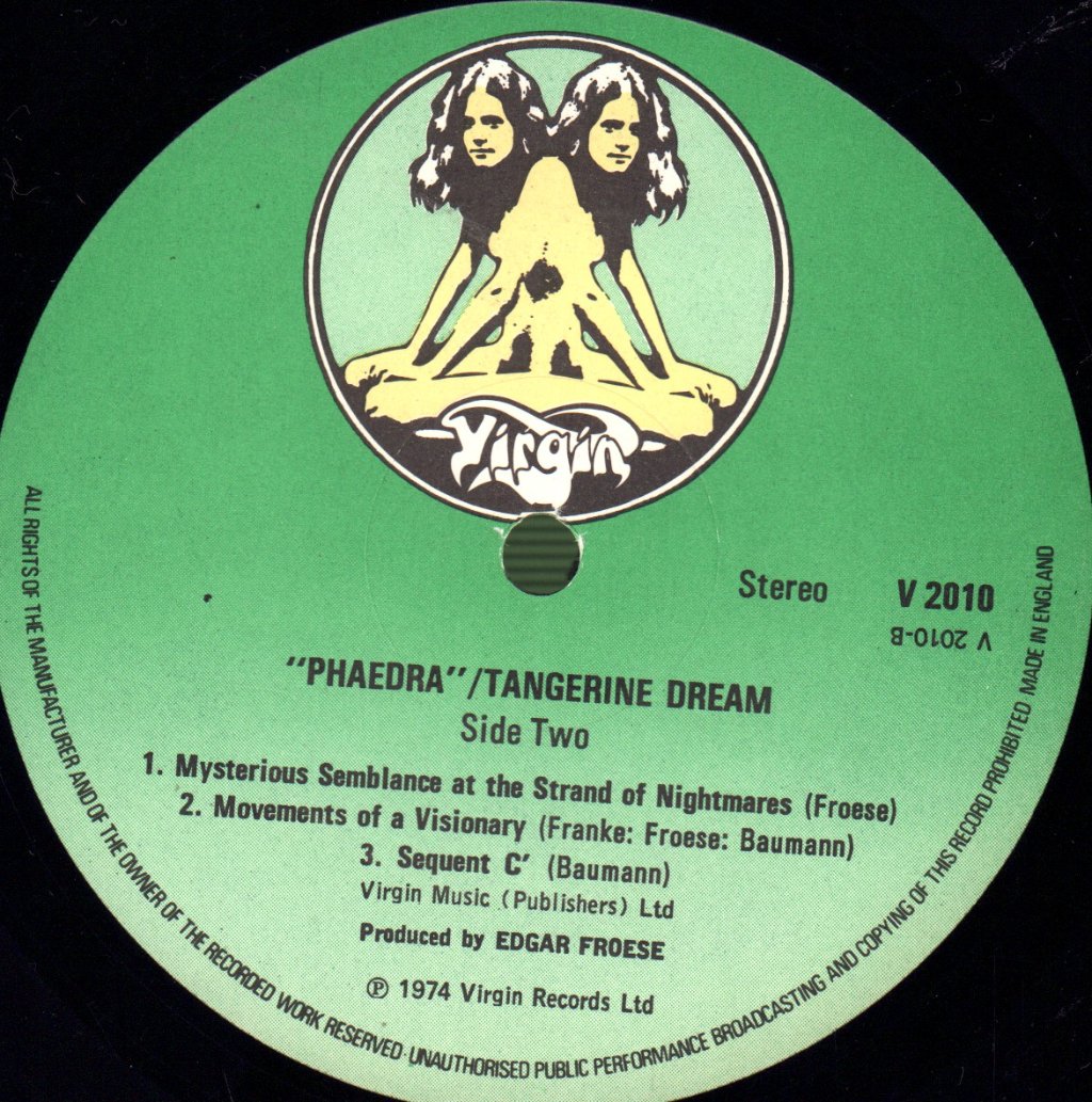 Tangerine Dream - Phaedra - Lp