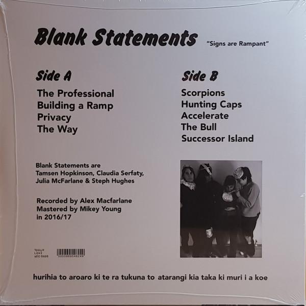 Blank Statements - Signs Are Rampant - Lp