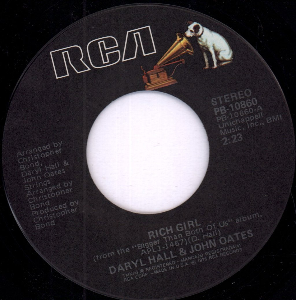 Hall And Oates - Rich Girl - 7 Inch