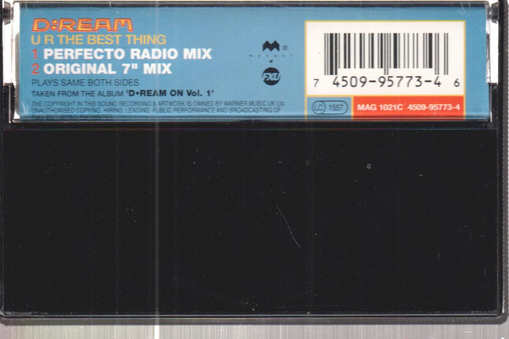 D:Ream - U R The Best Thing - Cassette