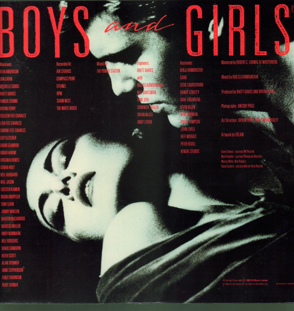 Bryan Ferry - Boys And Girls - Lp