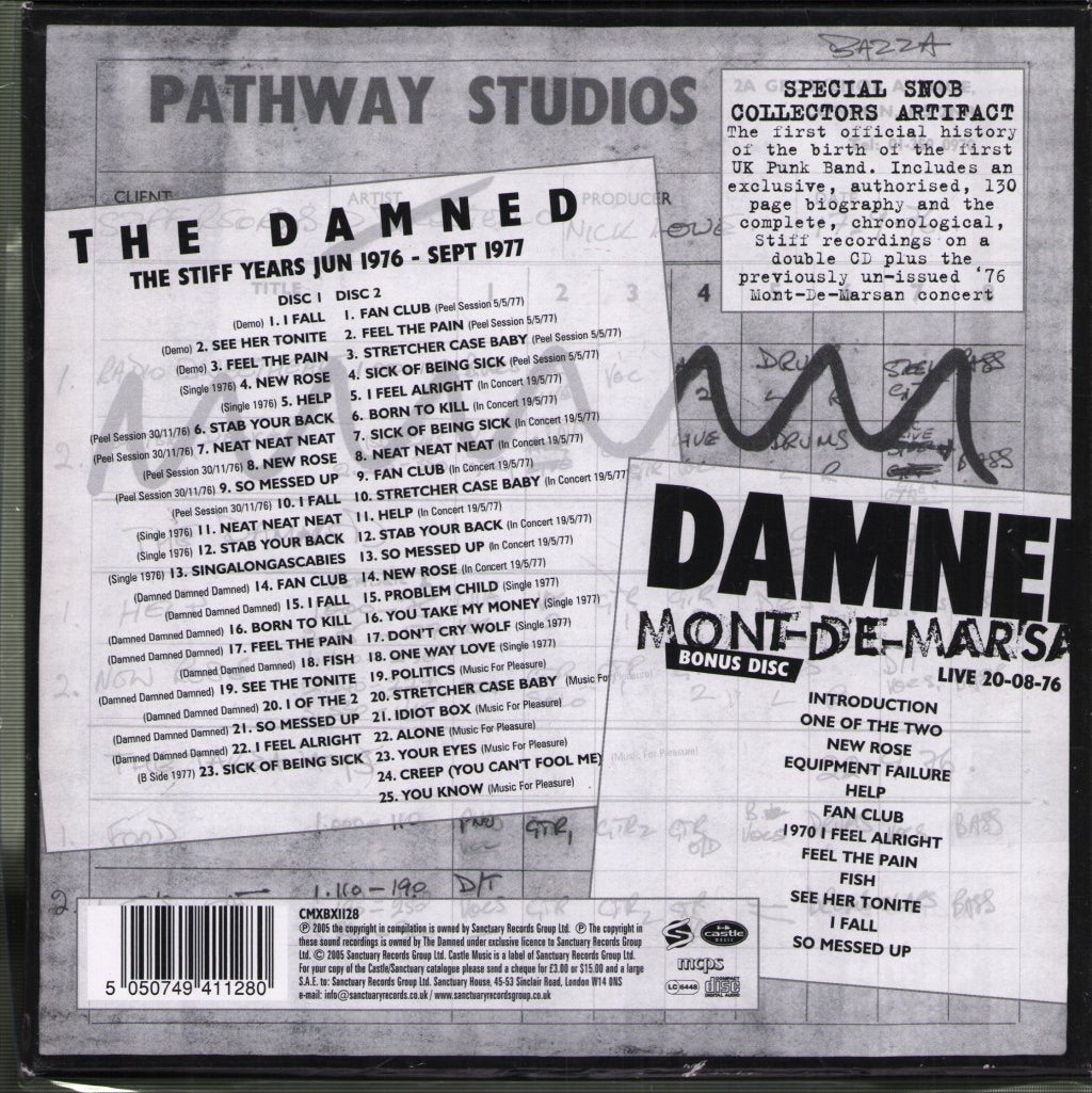 Damned - Play It At Your Sister - Triple Cd