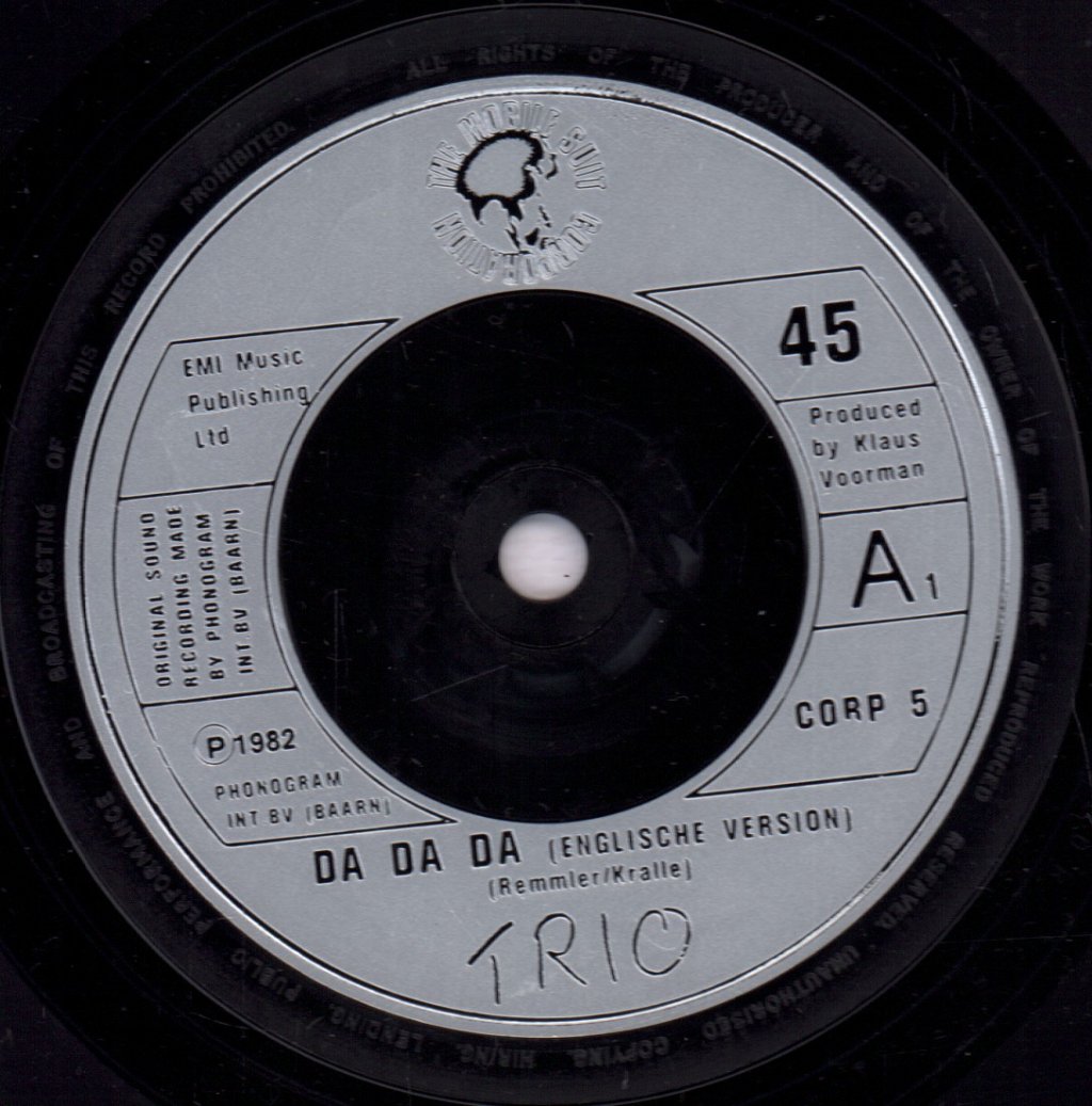 Trio (German Group) - Da Da Da - 7 Inch