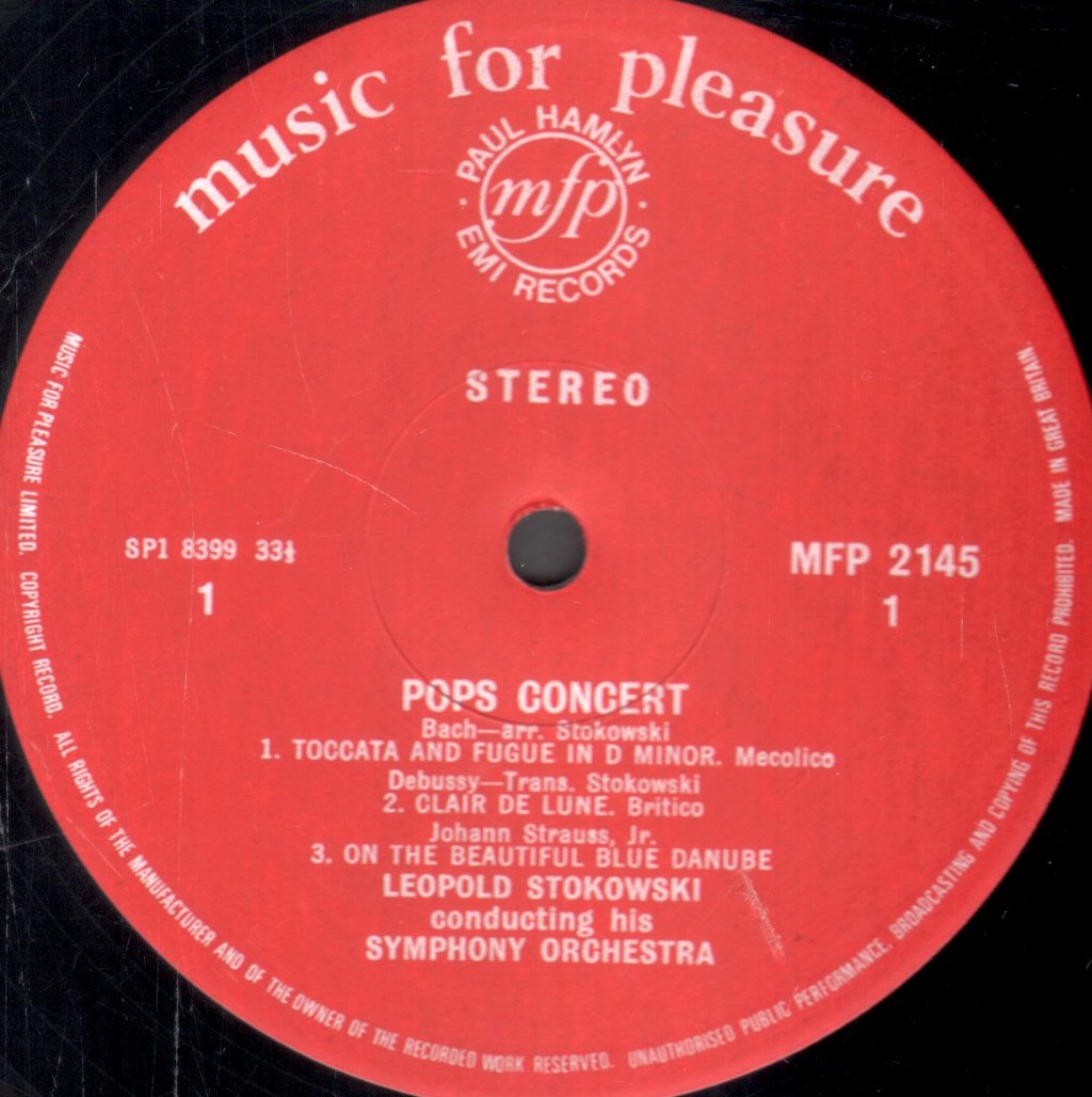 Leopold Stokowski - Pops Concert - Lp