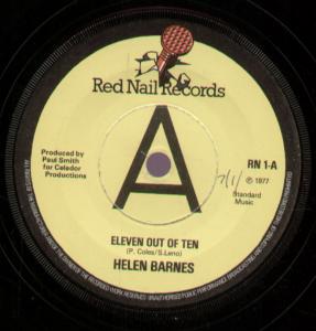 Helen Barnes - Eleven Out Of Ten - 7 Inch