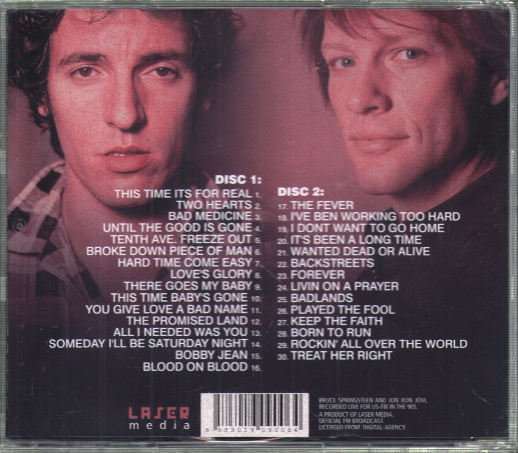 Bruce Springsteen - Live On Air - Legendary F.M. Broadcast - Double Cd