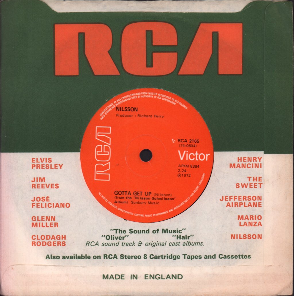 Nilsson - Without You - 7 Inch
