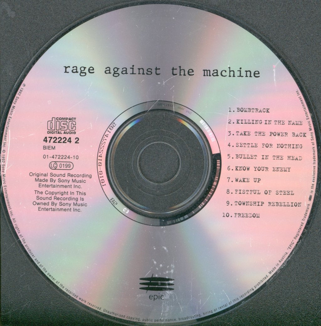 Rage Against The Machine - Rage Against The Machine - Cd