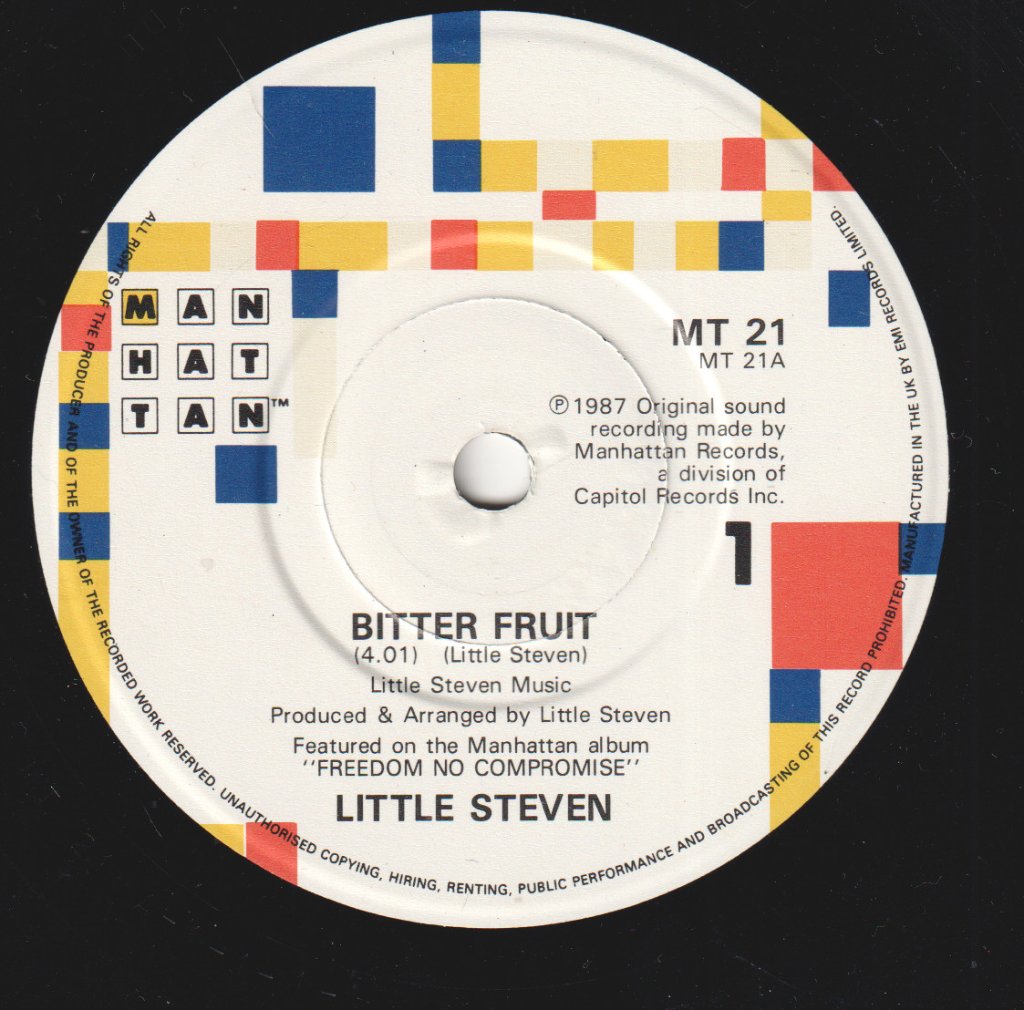 Little Steven - Bitter Fruit - 7 Inch
