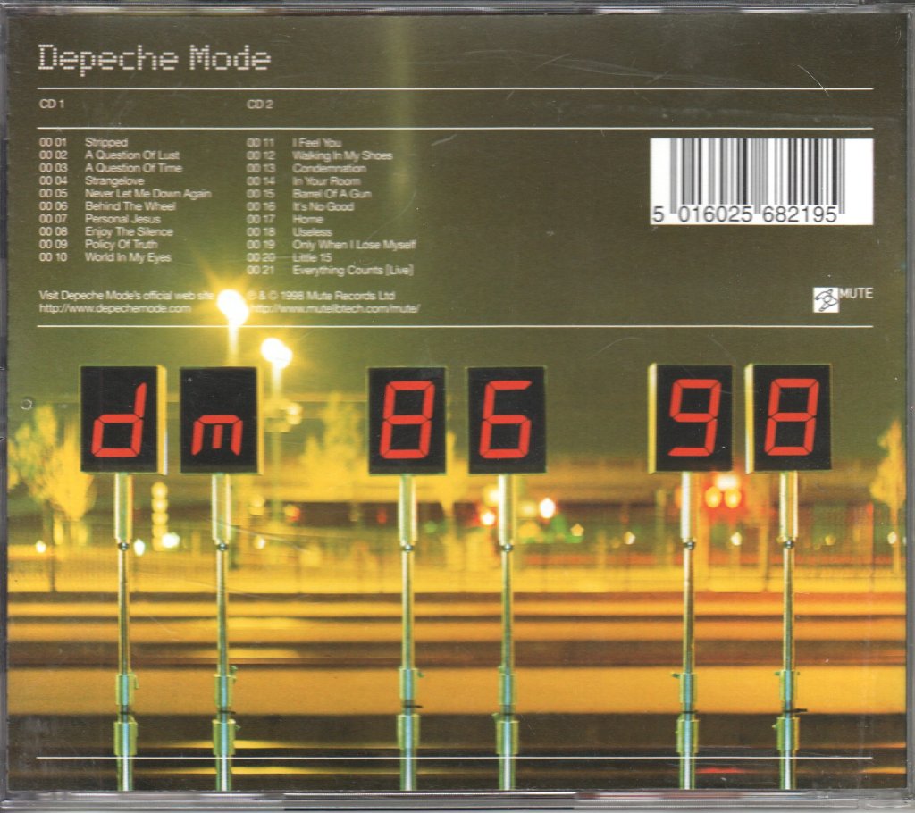 Depeche Mode - Singles 86>98 - Double Cd