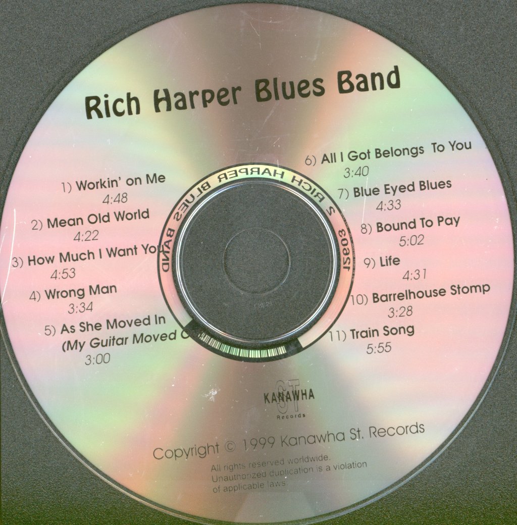 Rich Harper Blues Band - Bottled Up Blues - Cd