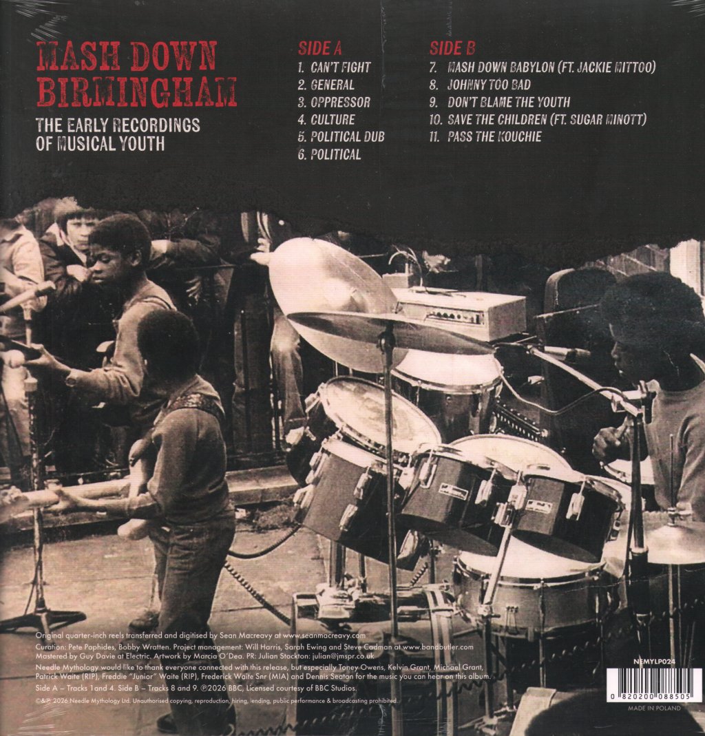 Musical Youth - Mash Down Birmingham: The Early Recordings of Musical Youth - Lp