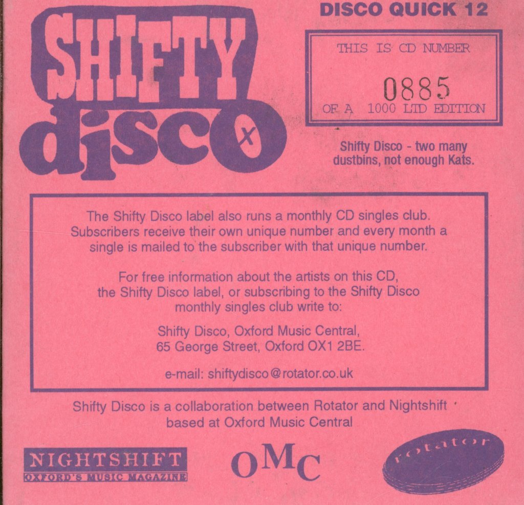 Dustball/Nought - A Quick One Too - Double Cd
