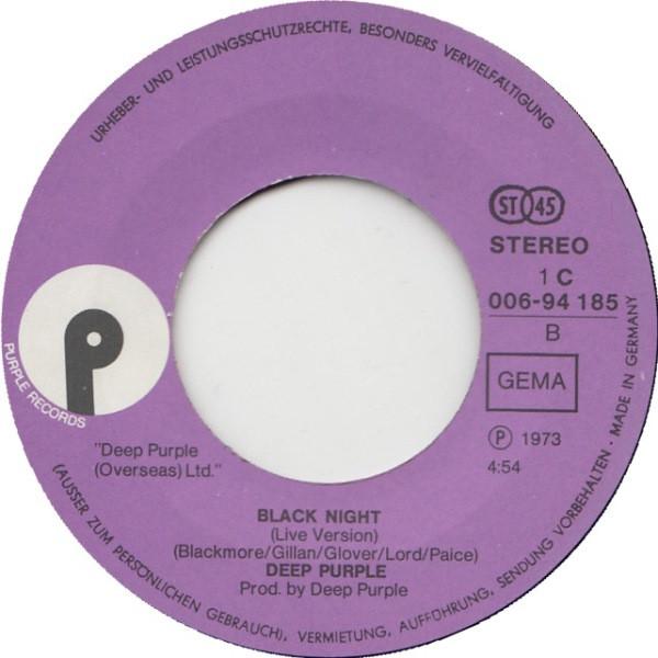 Deep Purple - Woman From Tokyo / Black Night (Live Version) - 7 Inch