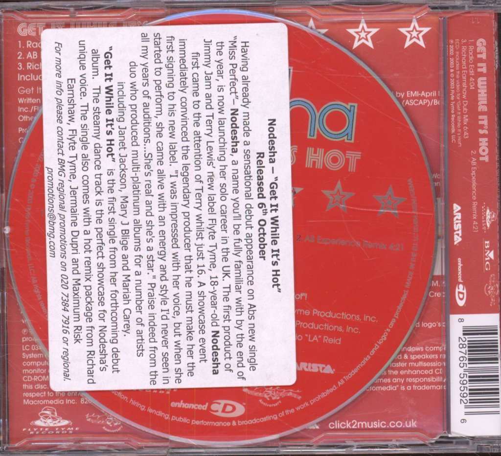 Nodesha - Get It While It's Hot - Cd