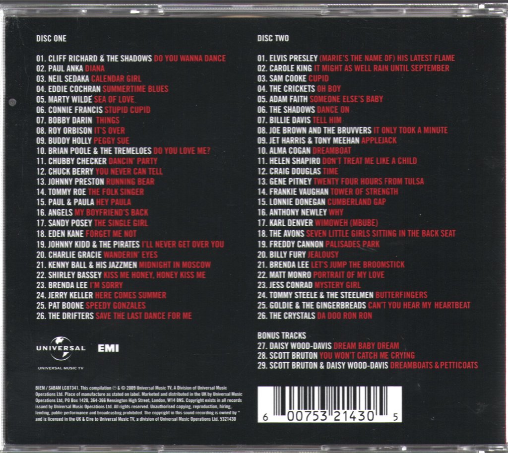 Various Artists - Dreamboats And Petticoats Three - Double Cd