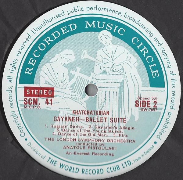 London Symphony Orchestra - khachaturian Gayaneh Ballet Suite - Lp