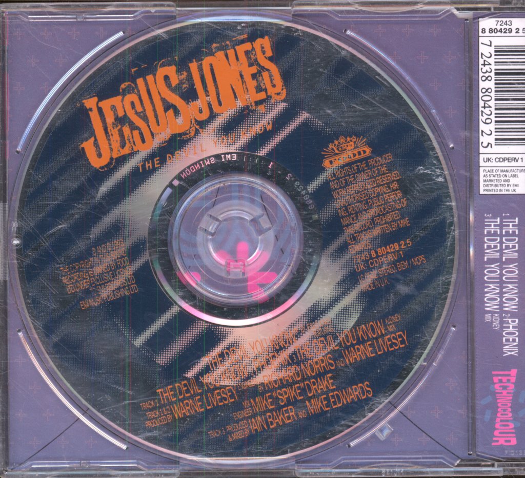 Jesus Jones - Devil You Know - Cd
